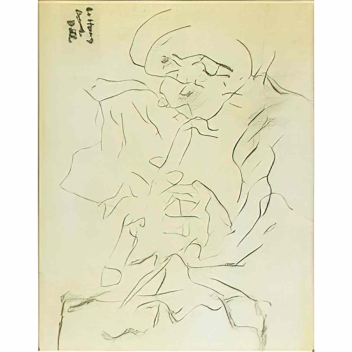 Willem de Kooning untitled96 2 Art A4 Photo Print