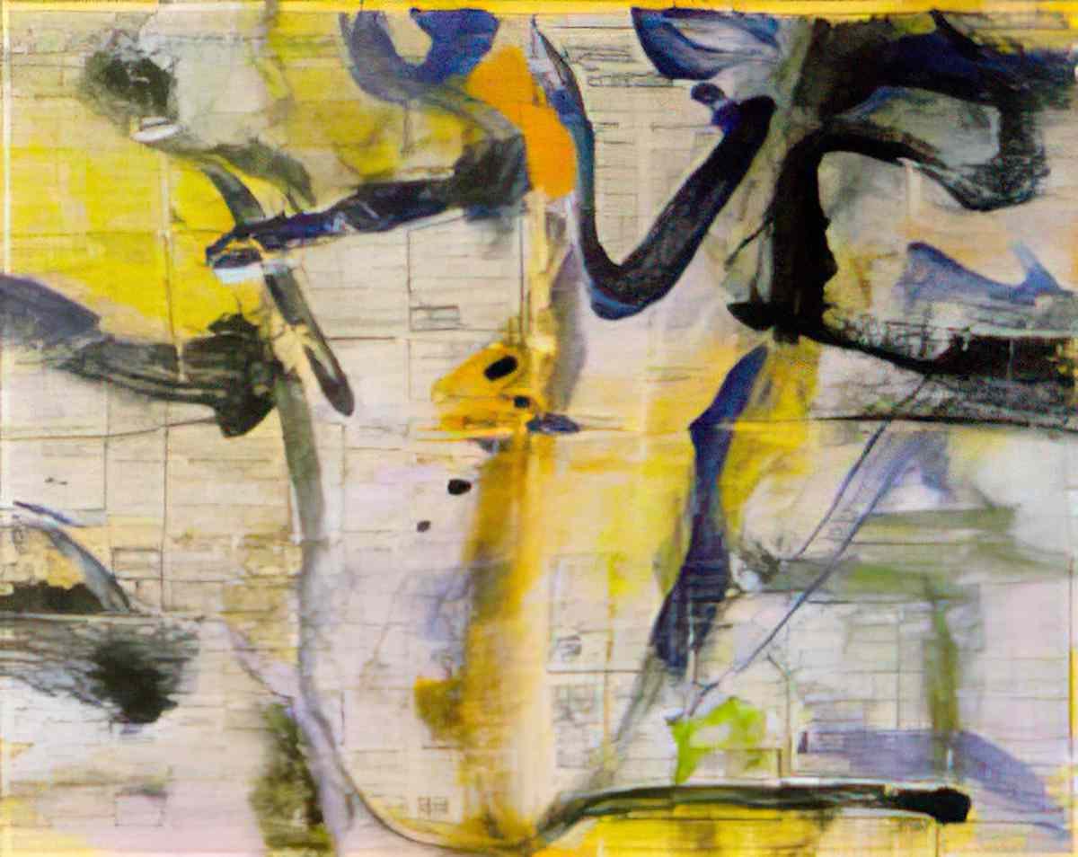 Willem de Kooning untitled98 Art A4 Photo Print