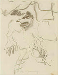 Willem de Kooning walking figure Art A4 Photo Print