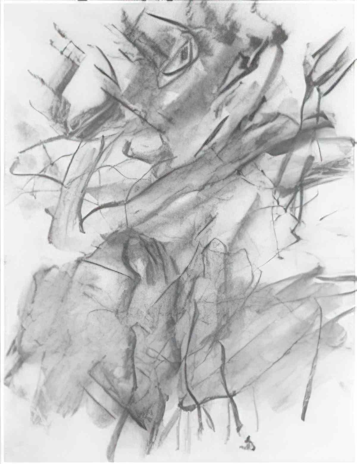 Willem de Kooning waving man Art A4 Photo Print