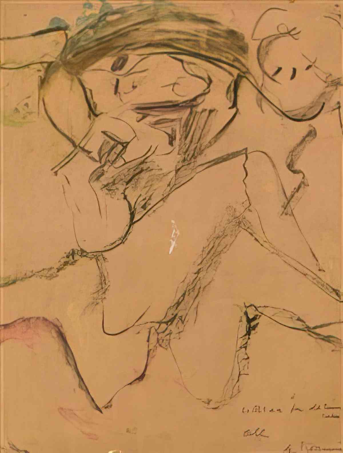 Willem de Kooning woman 2 Art A4 Photo Print