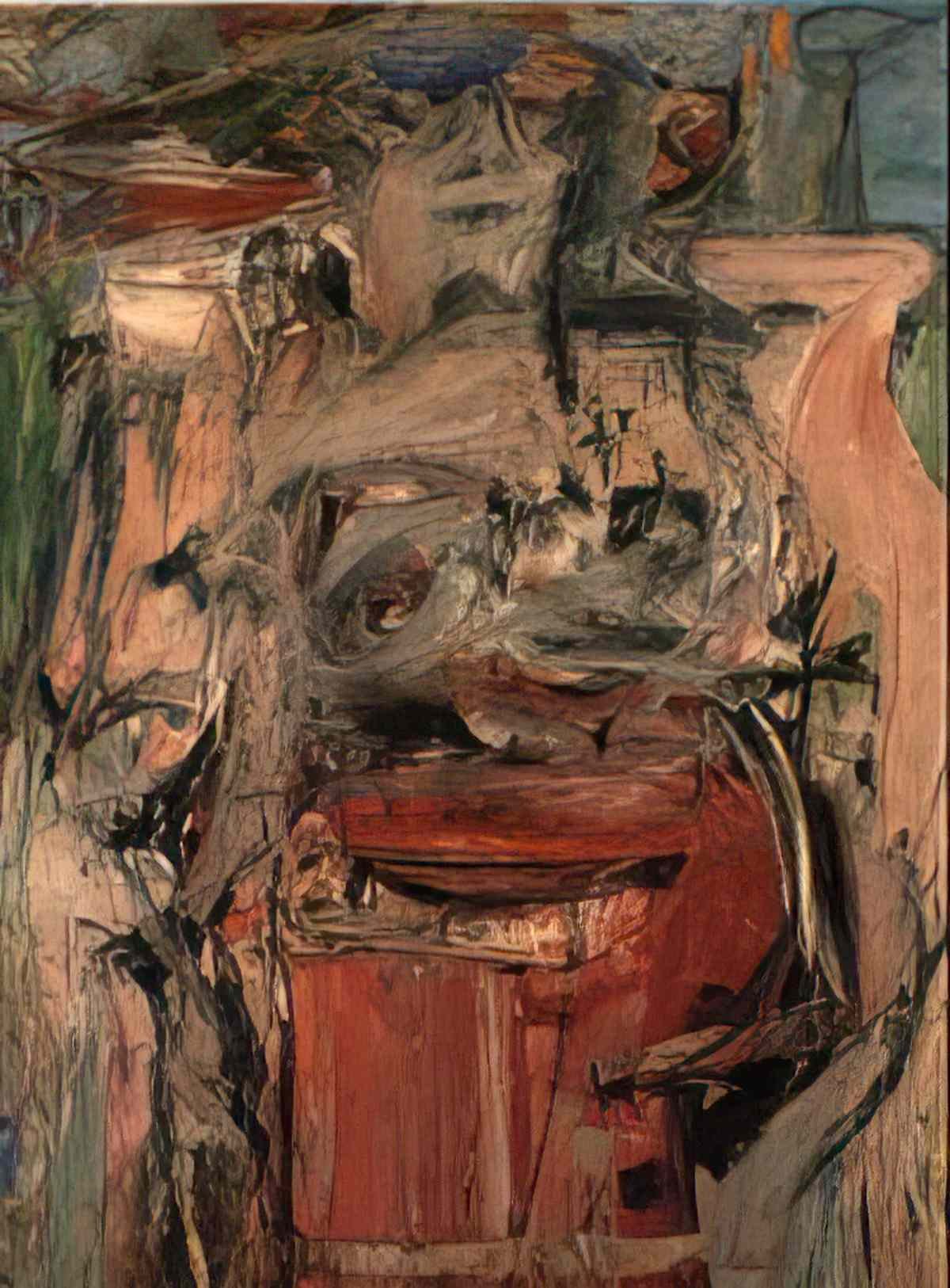Willem de Kooning woman as landscape1 Art A4 Photo Print