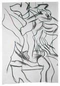Willem de Kooning woman double sided Art A4 Photo Print