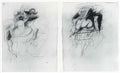 Willem de Kooning woman double sided drawing Art A4 Photo Print