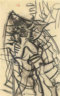 Willem de Kooning woman in a rowboat 2 Art A4 Photo Print