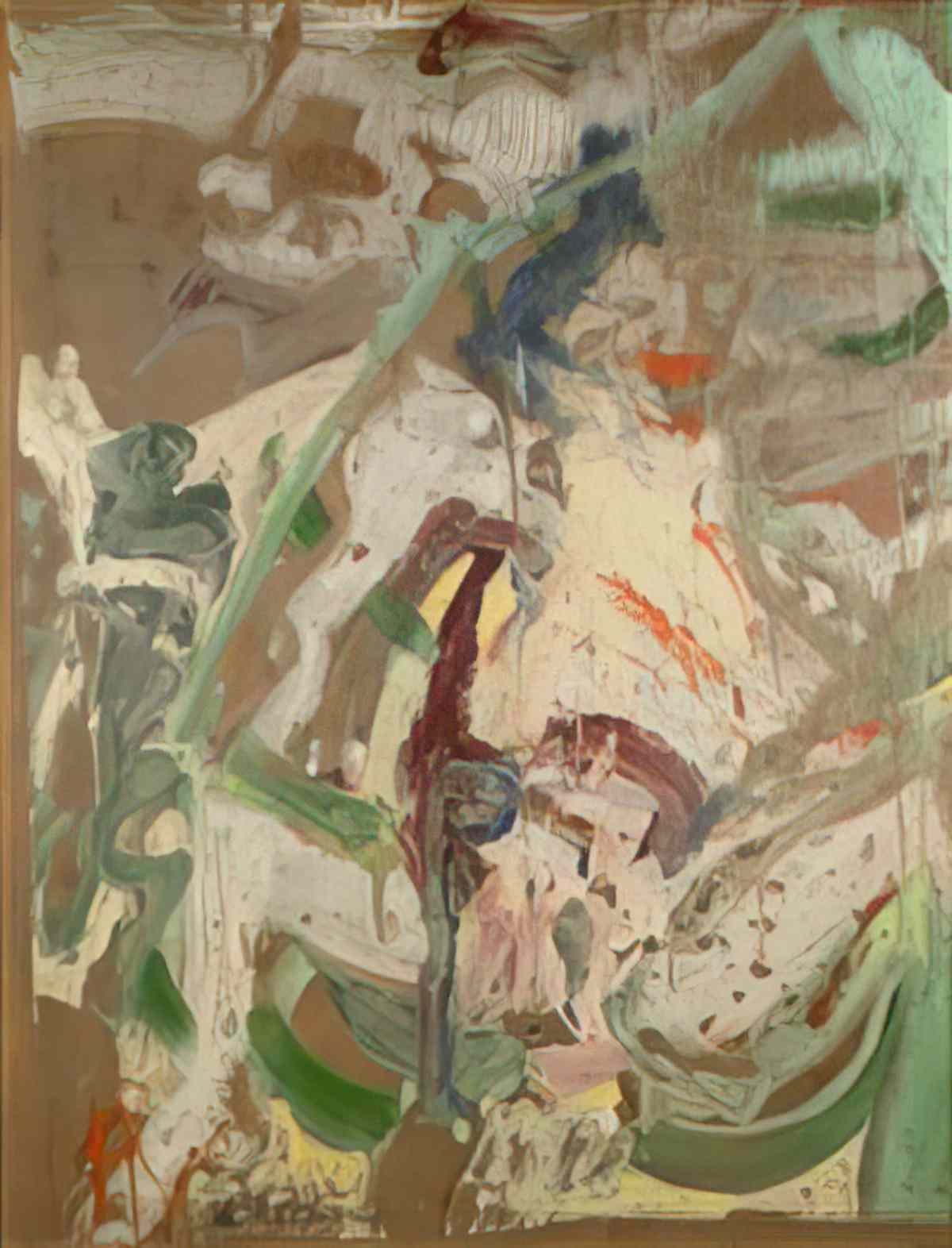 Willem de Kooning woman in a rowboat Art A4 Photo Print
