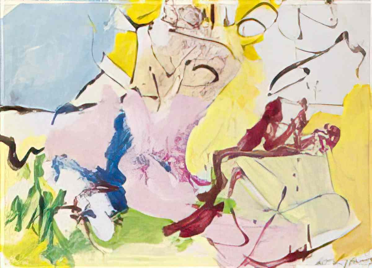 Willem de Kooning woman in landscape2 Art A4 Photo Print