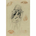 Willem de Kooning woman lipstick1 Art A4 Photo Print
