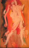 Willem de Kooning woman oil on vellum Art A4 Photo Print
