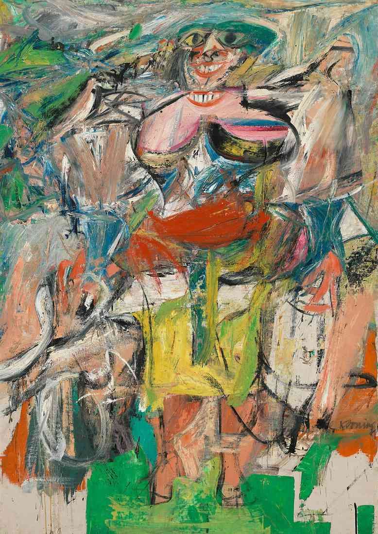 Willem de Kooning woman on a 2