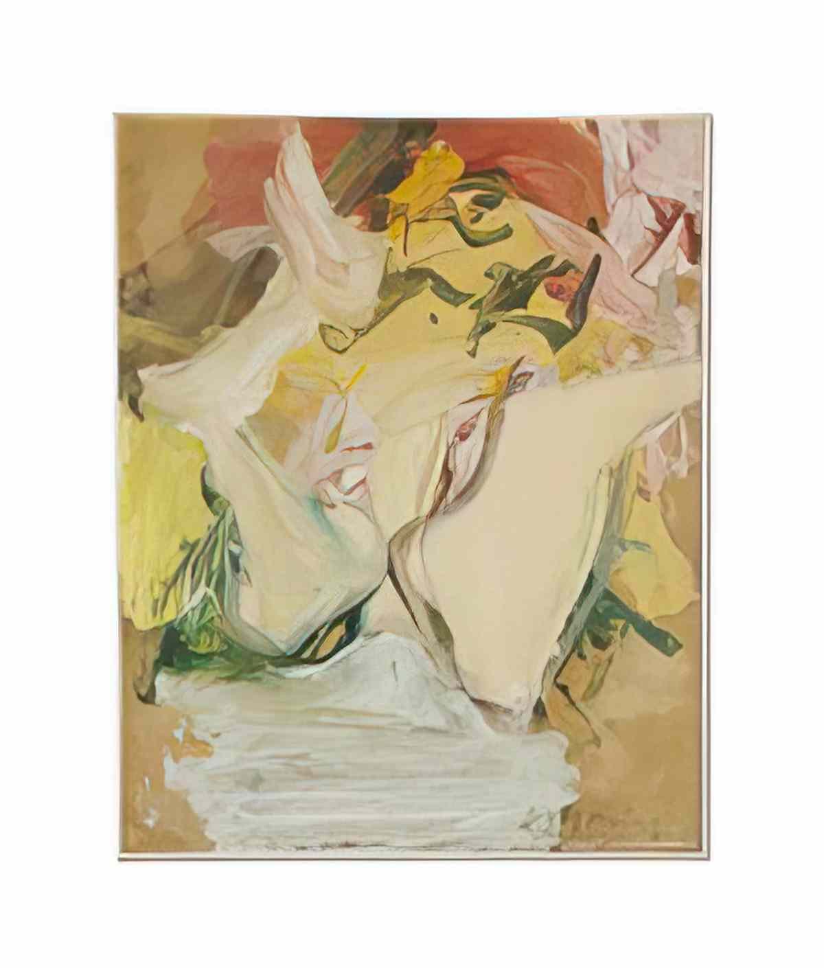 Willem de Kooning woman on a sign iv Art A4 Photo Print
