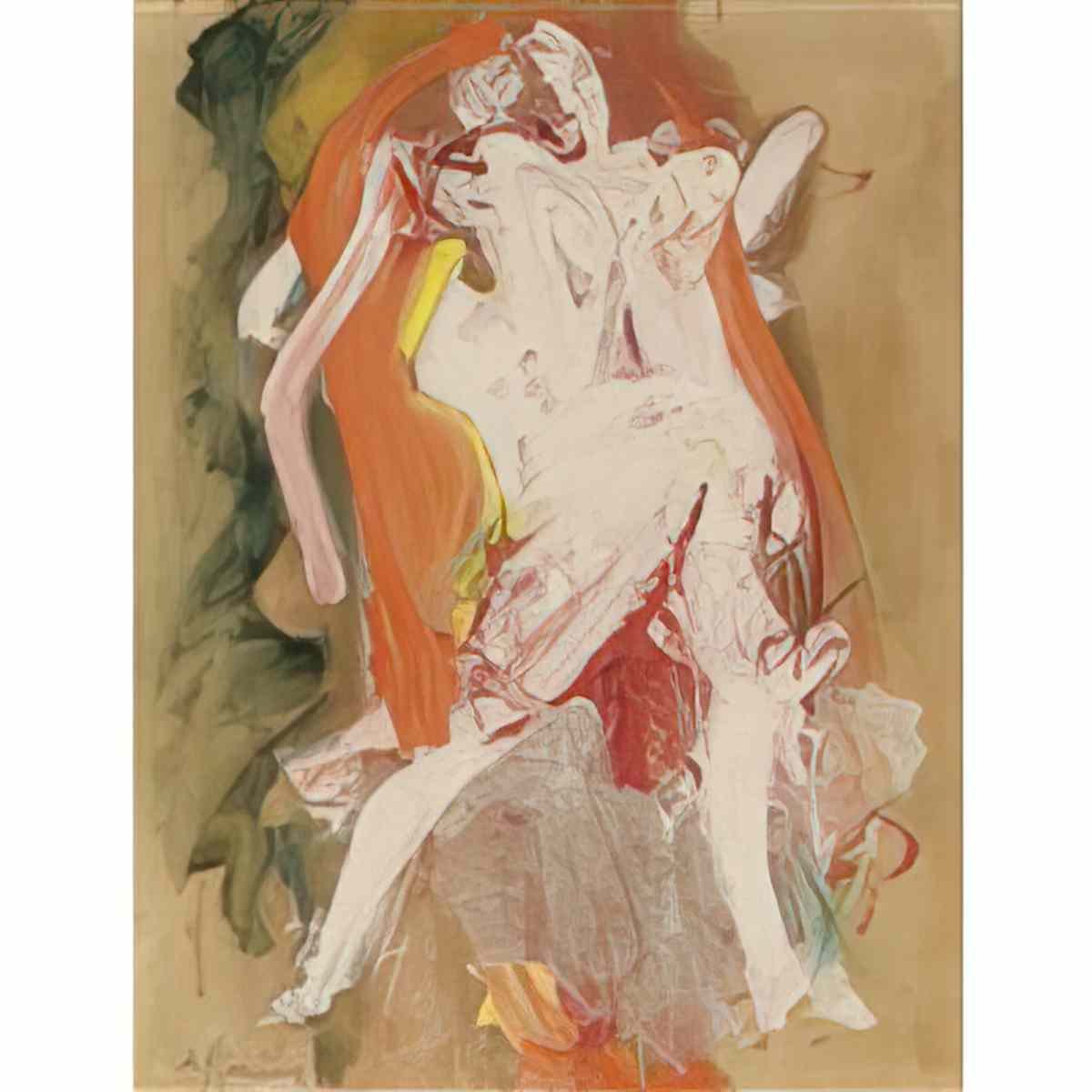 Willem de Kooning woman study2 Art A4 Photo Print