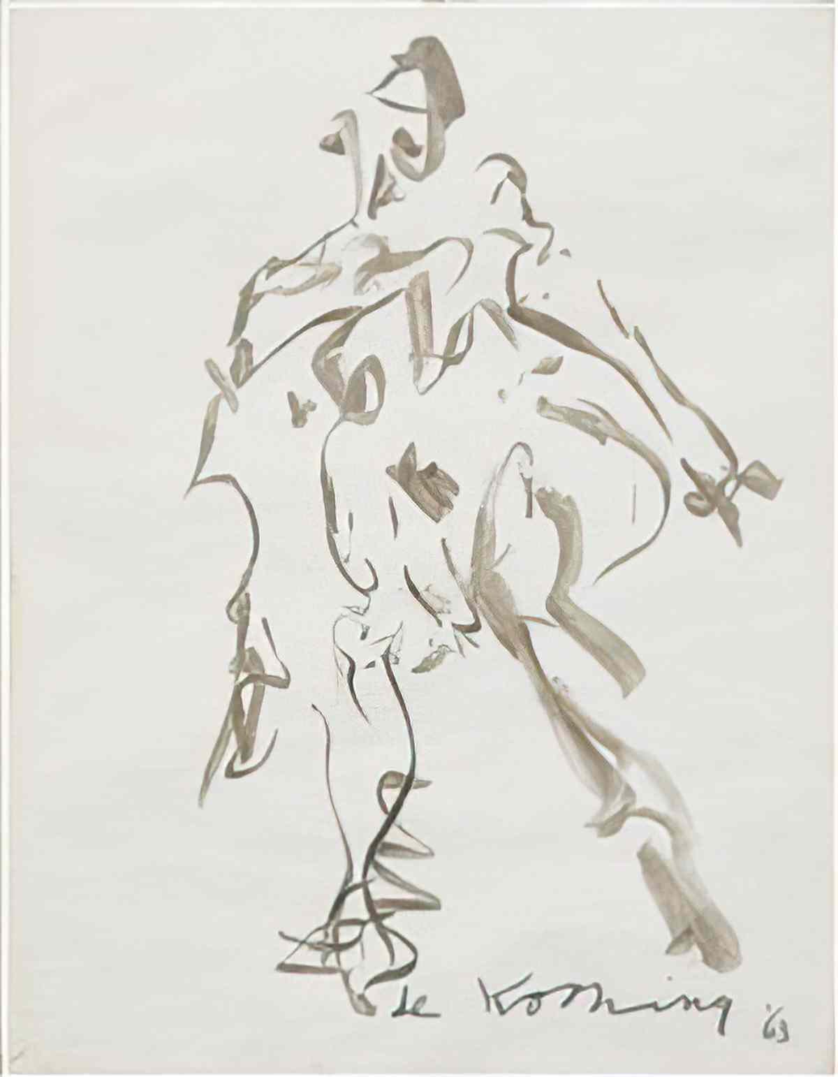 Willem de Kooning woman11 2 Art A4 Photo Print