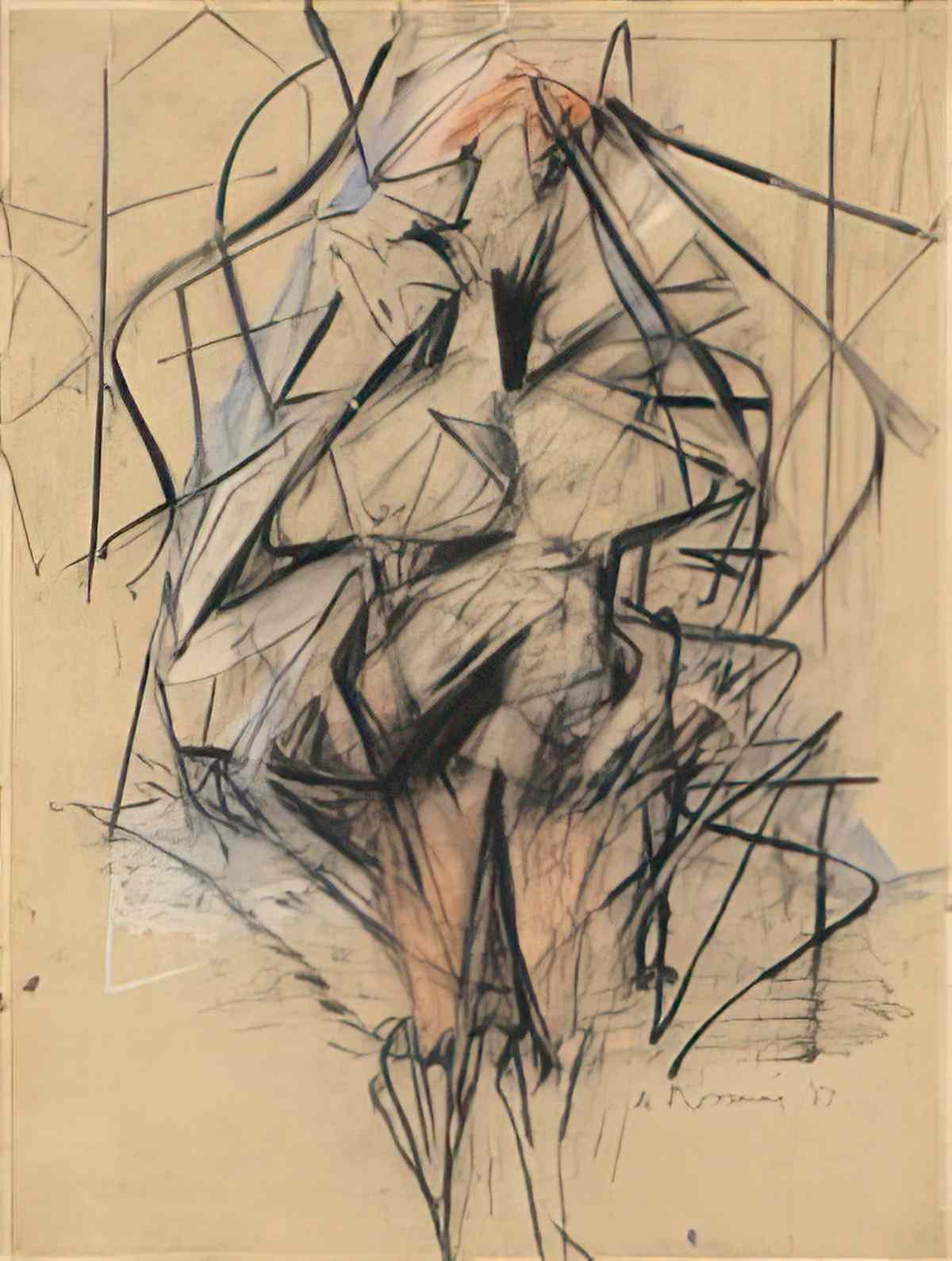 Willem de Kooning woman222 Art A4 Photo Print