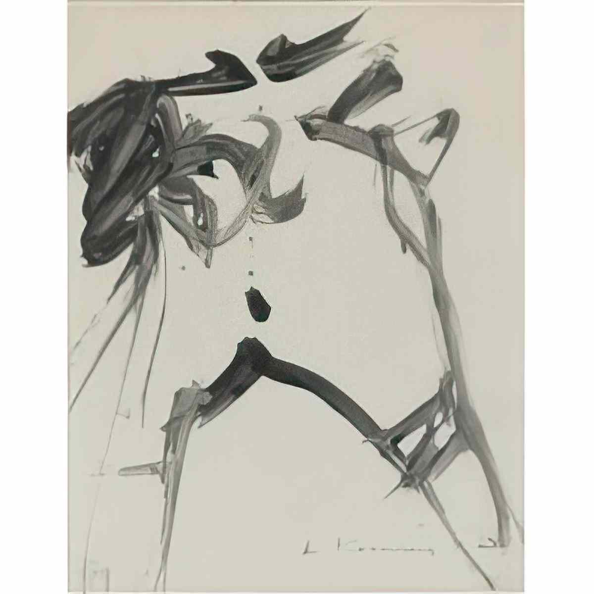 Willem de Kooning woman28 2 Art A4 Photo Print