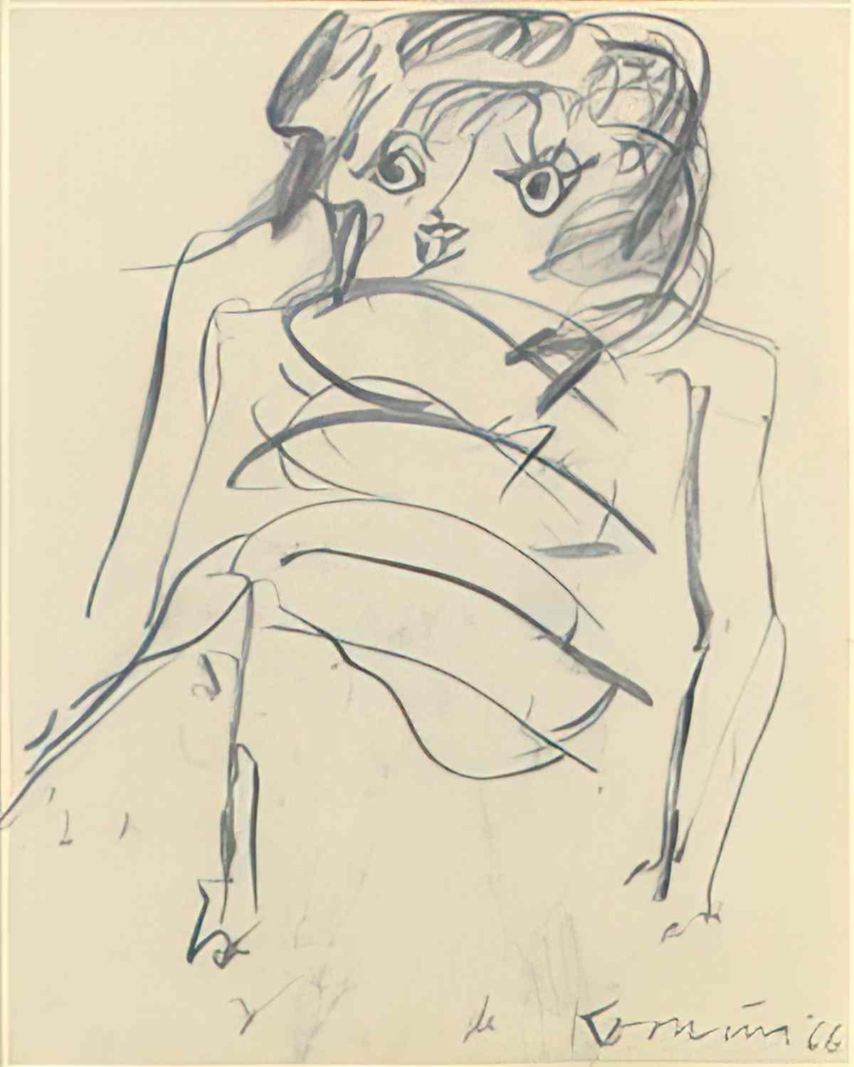 Willem de Kooning woman30 2 Art A4 Photo Print