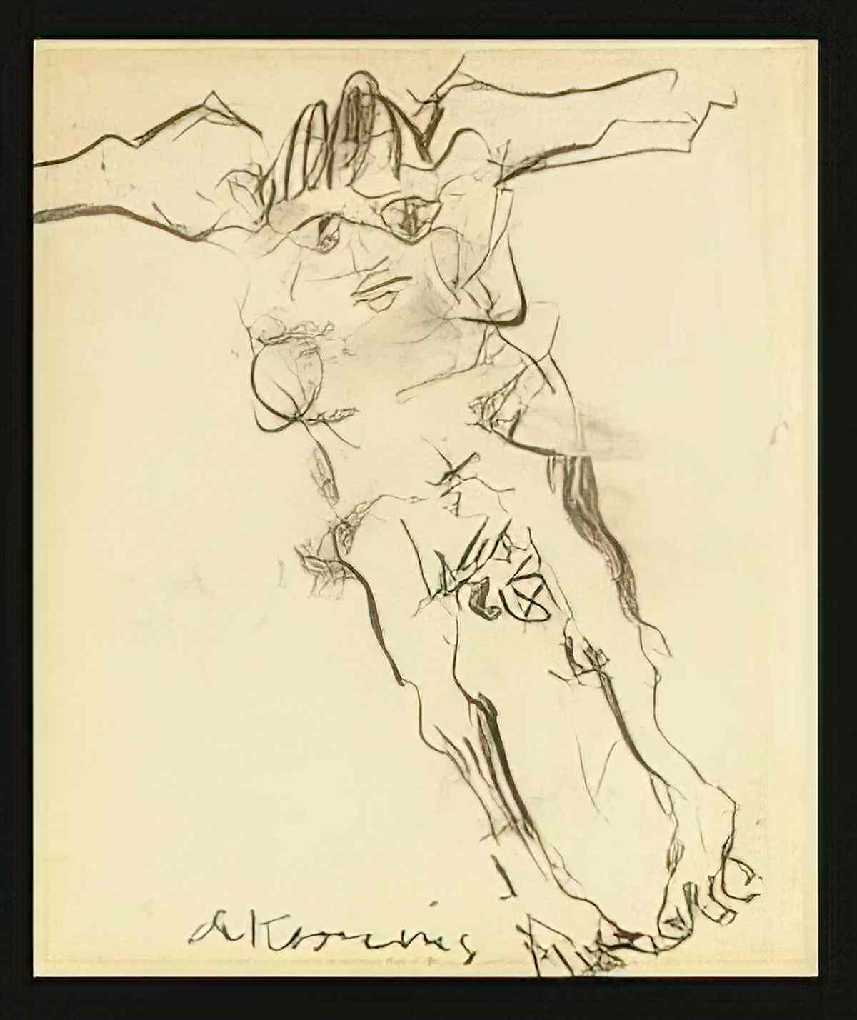 Willem de Kooning woman34 2 Art A4 Photo Print