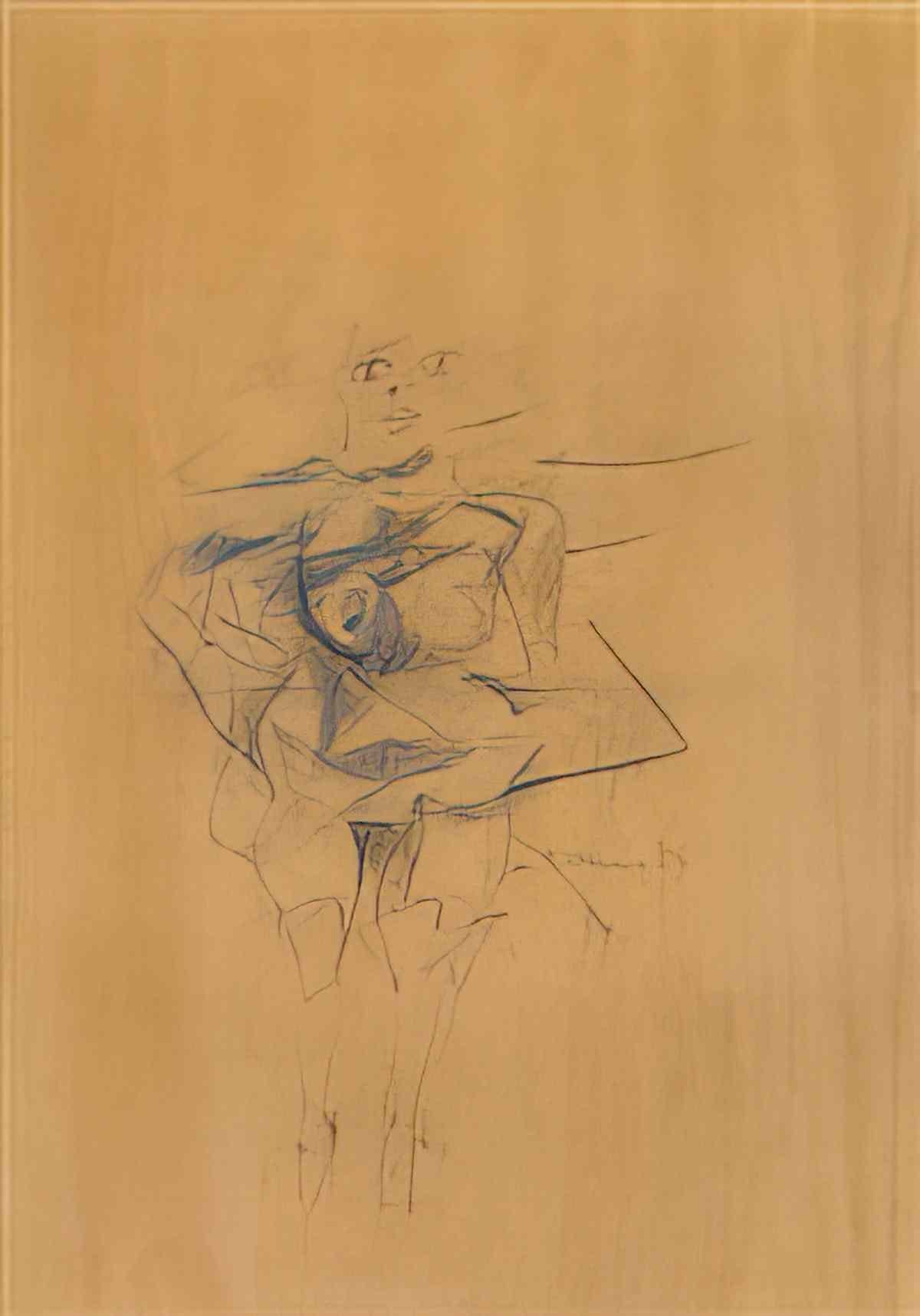Willem de Kooning woman47 Art A4 Photo Print