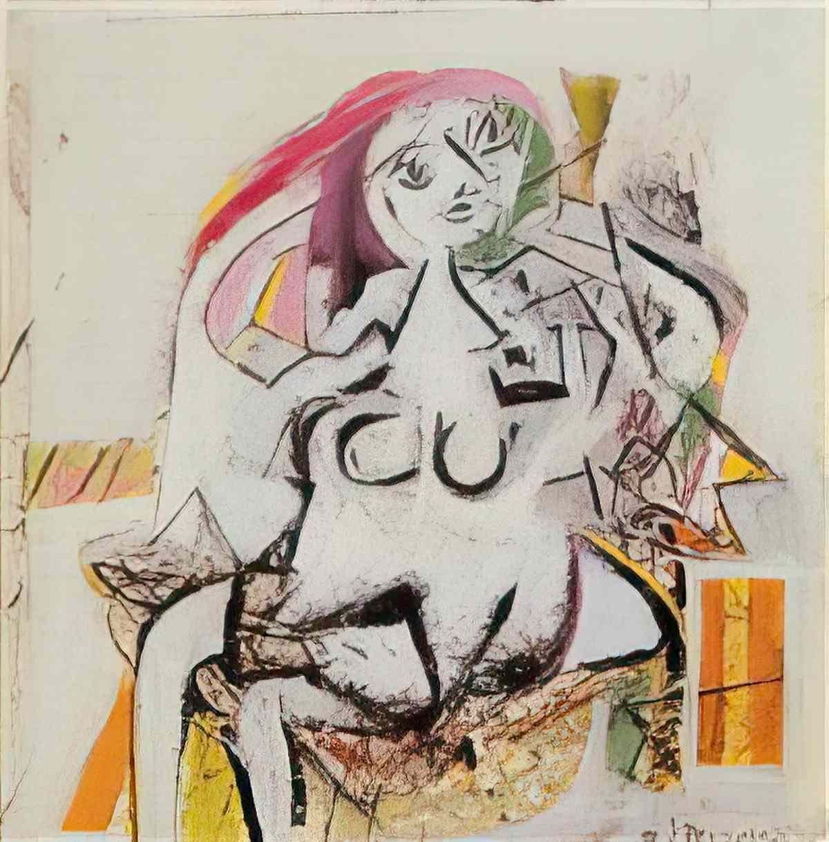Willem de Kooning woman5 Art A4 Photo Print