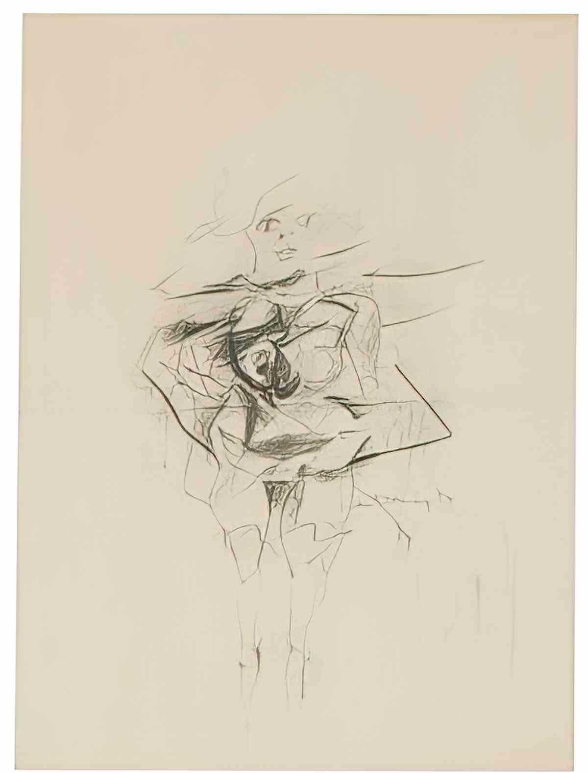 Willem de Kooning woman6 2 Art A4 Photo Print