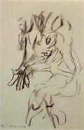 Willem de Kooning woman64 Art A4 Photo Print
