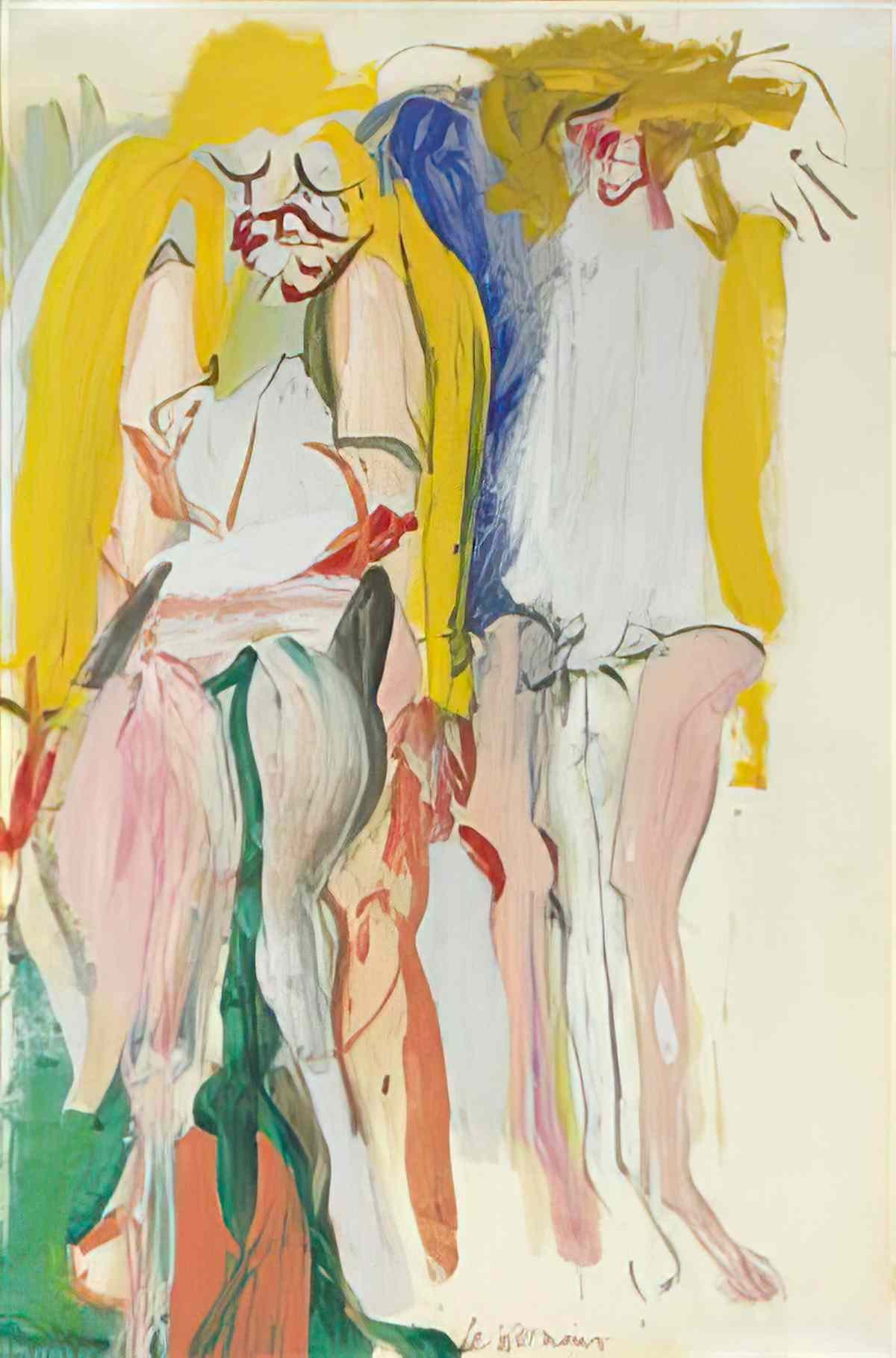 Willem de Kooning women singing i Art A4 Photo Print