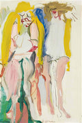 Willem de Kooning women singing i1 Art A4 Photo Print