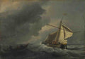 Willem van de Velde A Dutch Vessel in a Strong Breeze A4 Photo Print