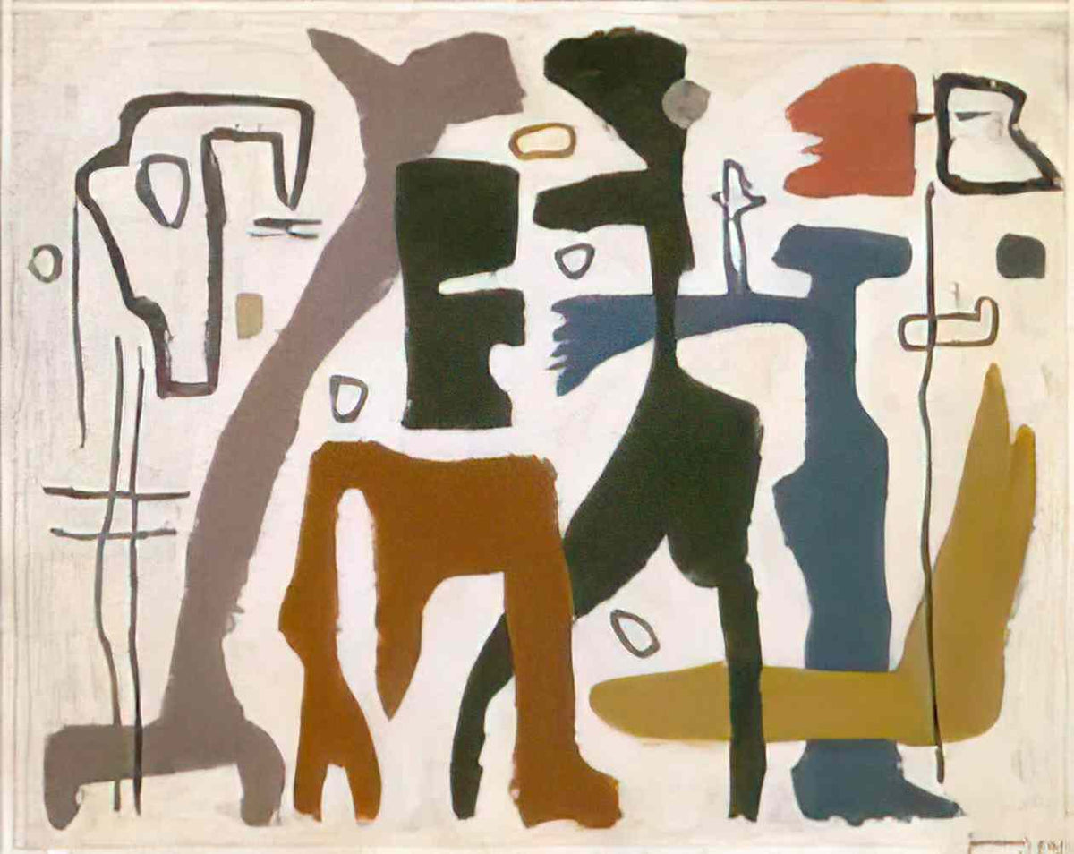 Willi Baumeister africa i 1942 Art A4 Photo Print