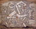 Willi Baumeister aztec couple 1948 Art A4 Photo Print