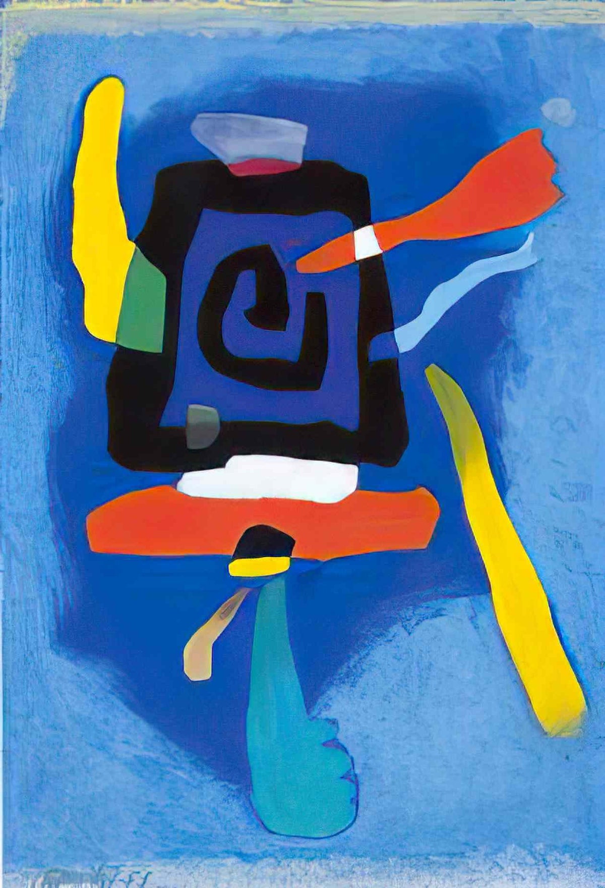 Willi Baumeister bluxao 1955 Art A4 Photo Print