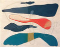 Willi Baumeister colored ideogram 1939 Art A4 Photo Print