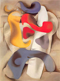 Willi Baumeister figure in motion 1936 Art A4 Photo Print