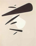 Willi Baumeister floating forms with white 1938 Art A4 Photo Print