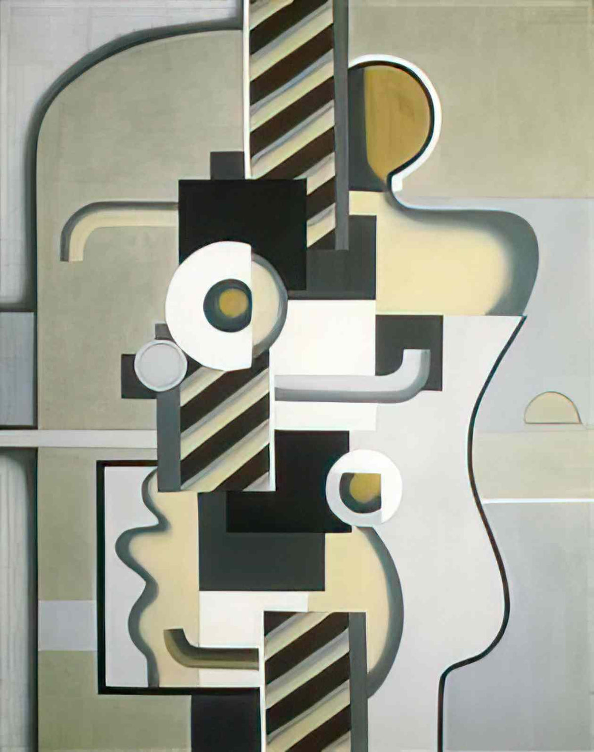 Willi Baumeister machine man with spiral turn 1930 Art A4 Photo Print