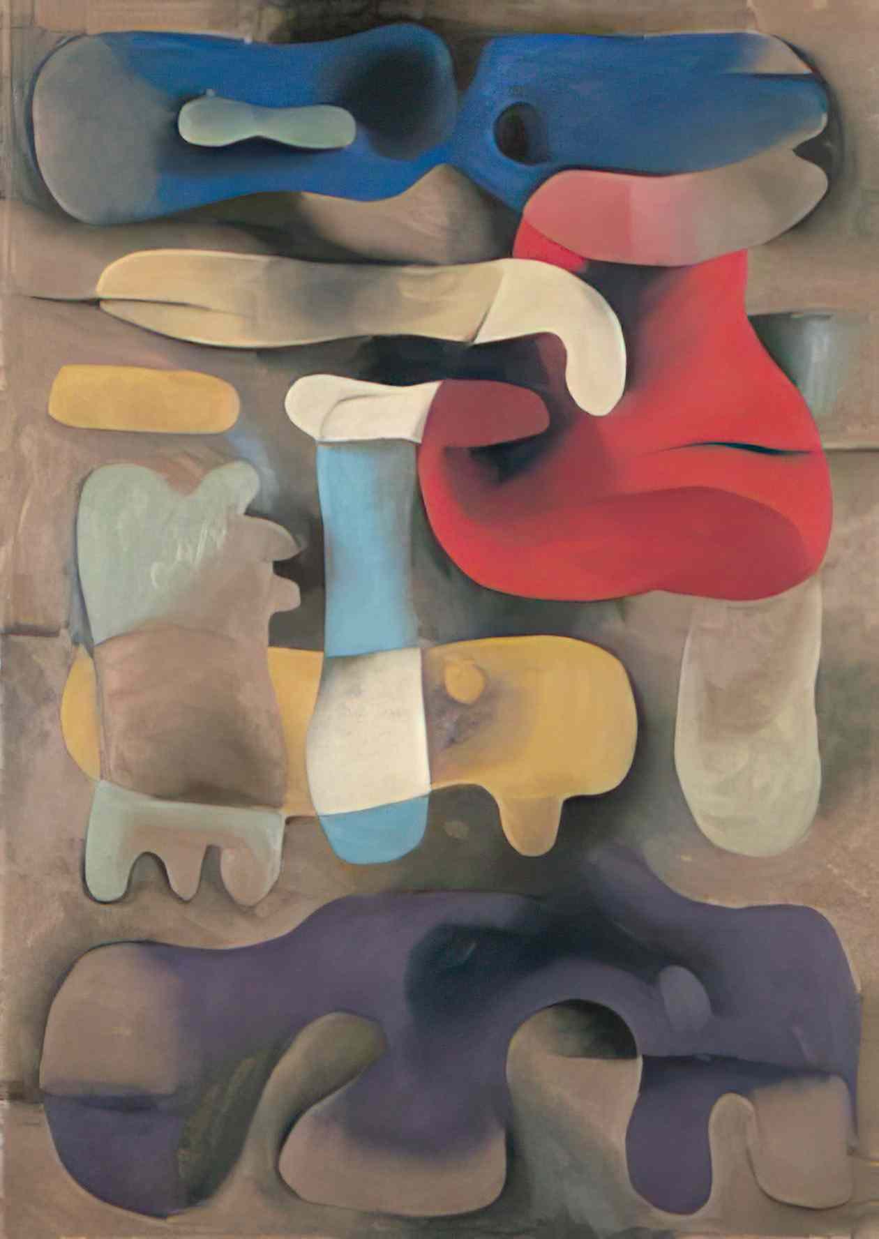 Willi Baumeister mask 4 1936 Art A4 Photo Print