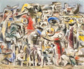 Willi Baumeister maya wall 1945 Art A4 Photo Print