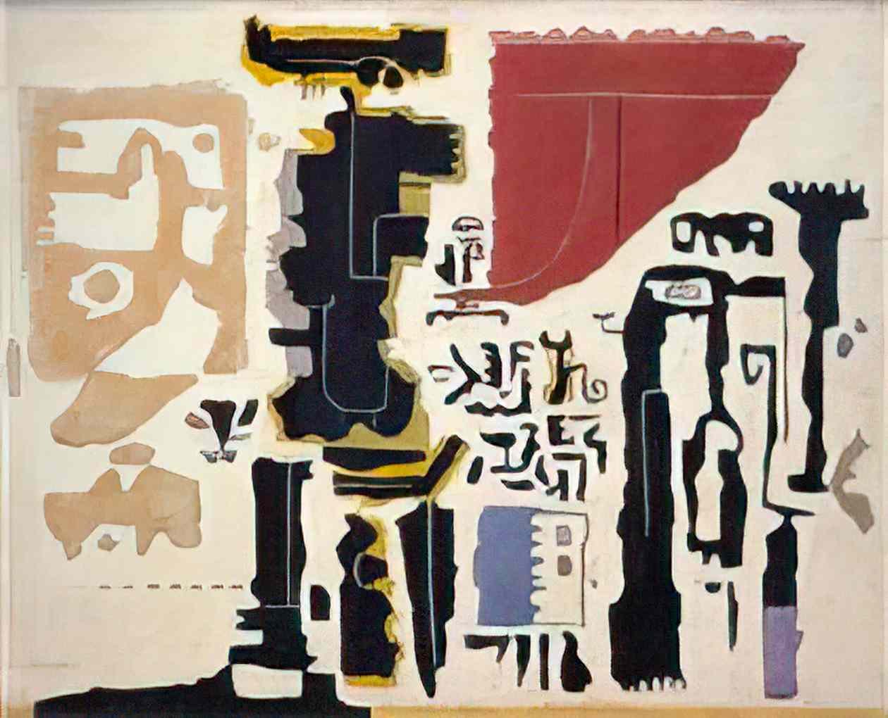 Willi Baumeister owambo 1948 Art A4 Photo Print