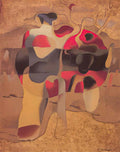 Willi Baumeister reddish tennis 1935 Art A4 Photo Print