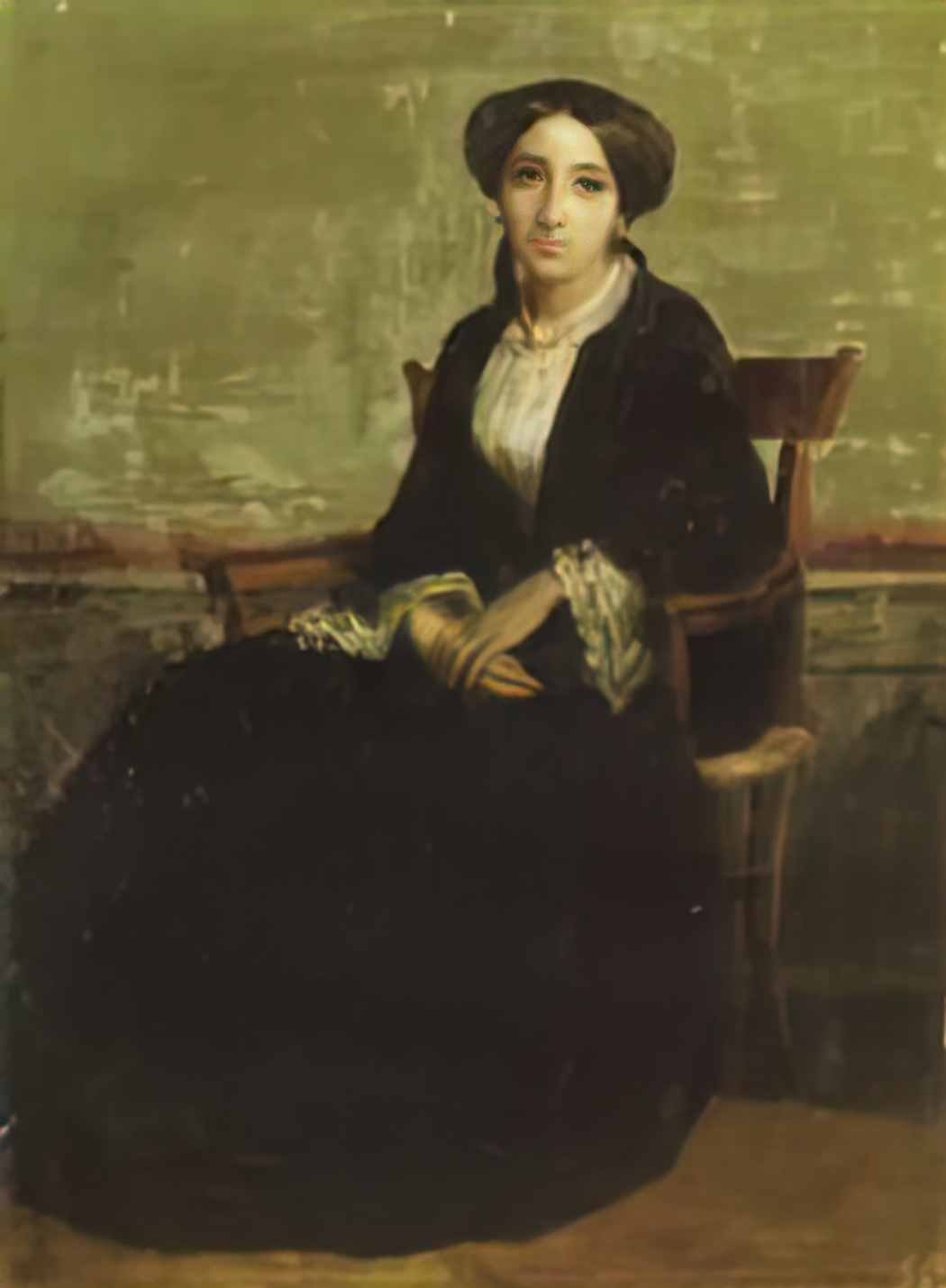 William Adolphe Bouguereau a portrait of genevieve bouguereau Art A4 Photo Print