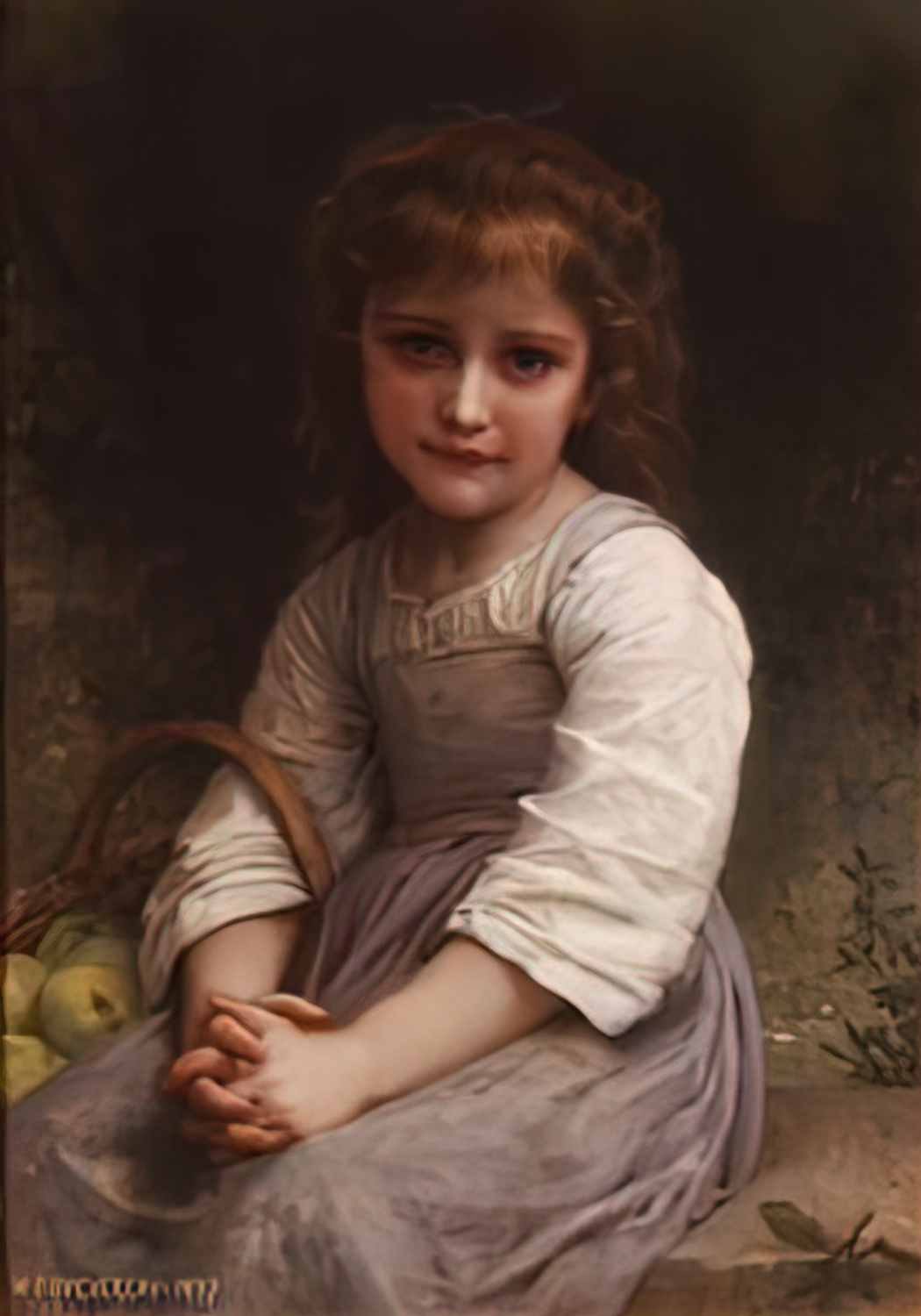 William Adolphe Bouguereau apples 1897 Art A4 Photo Print