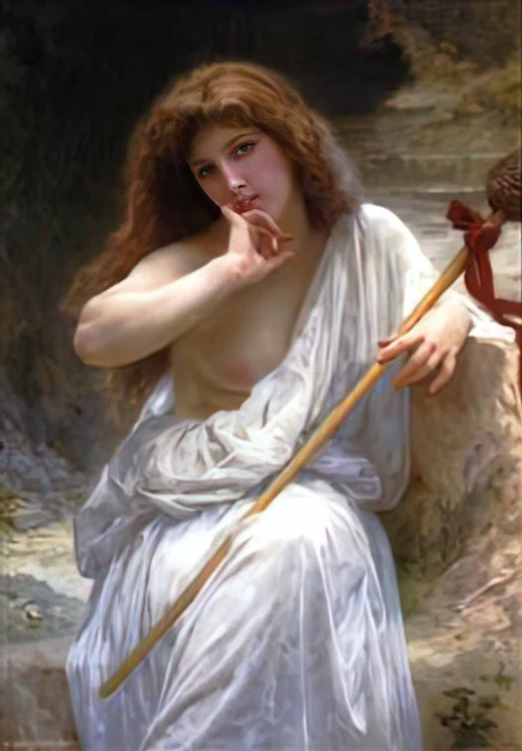 William Adolphe Bouguereau bacchante 1899 Art A4 Photo Print