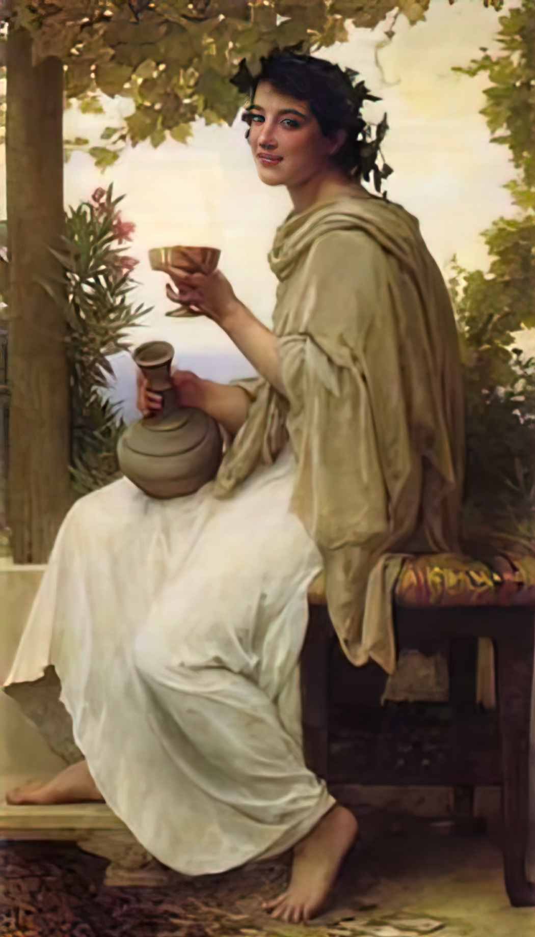 William Adolphe Bouguereau bacchante Art A4 Photo Print