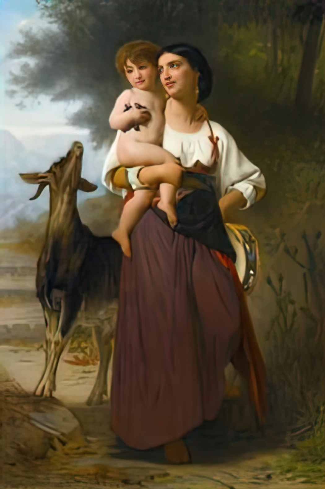 William Adolphe Bouguereau convoitise Art A4 Photo Print