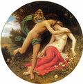 William Adolphe Bouguereau cupid and psyche 1875 Art A4 Photo Print