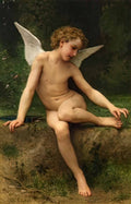 William Adolphe Bouguereau cupid with thorn 1894 Art A4 Photo Print