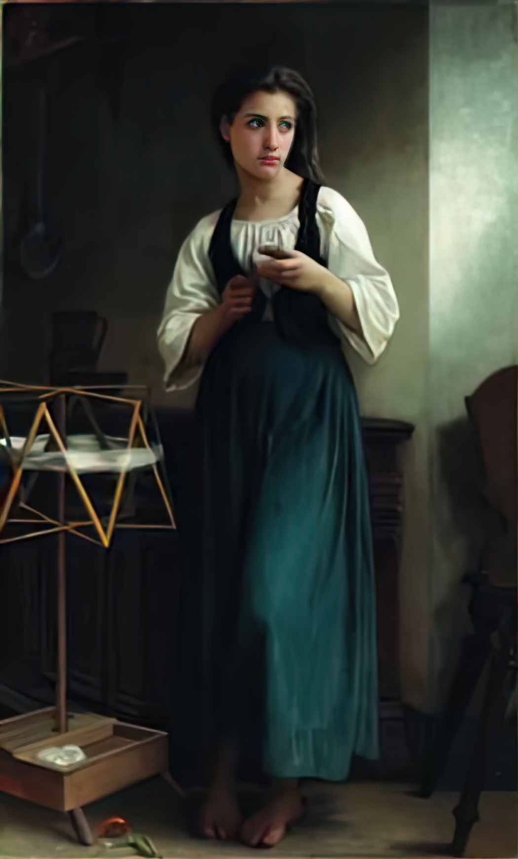 William Adolphe Bouguereau d videuse Art A4 Photo Print