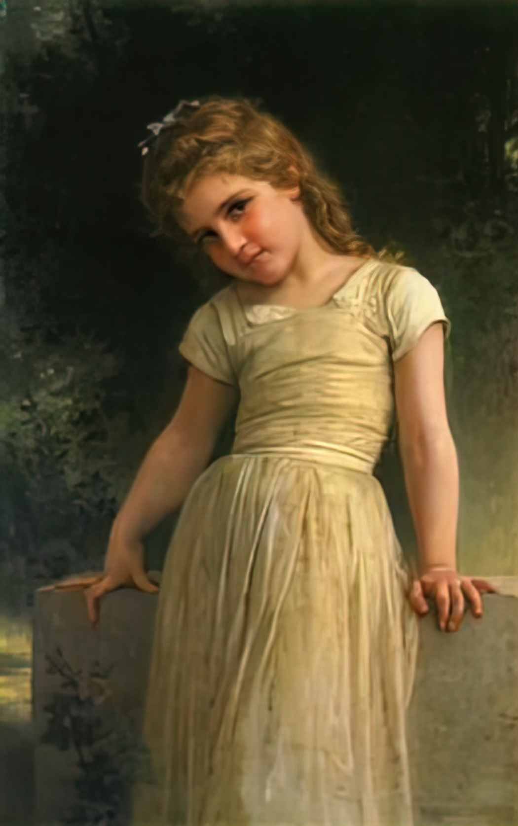 William Adolphe Bouguereau elpieglerie 1895 Art A4 Photo Print