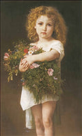 William Adolphe Bouguereau enfantfleurs w a bouguereau1878 Art A4 Photo Print