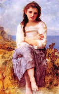 William Adolphe Bouguereau far niente 1904 Art A4 Photo Print